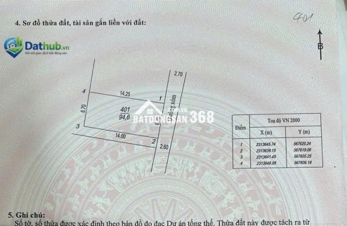 Cần bán lô đất tại Trường Yên – Chương Mỹ, vị trí đẹp, gần chợ, tiềm năng tăng giá cao.